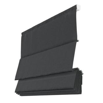 Vouwgordijn Karl 4971 nearly black