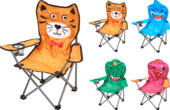 Kindervouwstoel voor camping assorti 4 dieren designs per stuk