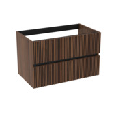 Tiger wastafelonderkast Voya walnoot ribbelfront 60 x 45 x 50 cm