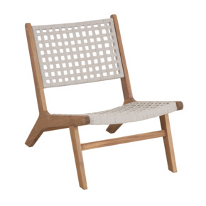 Tuinstoel Jaya bruin/beige acacia hout