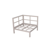 Palletbank hoek Dune beige 84 x 84 x 71 cm