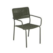 Tuinstoel Kobi groen metaal 56 x 60 x 82 cm