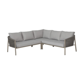 Loungeset tuin Lugo beige staal