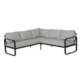 Loungeset tuin Salta beige/zwart