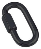 Ketting verbinding 10mm RVS Zwart