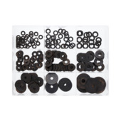 Ringenset RVS Zwart 200st