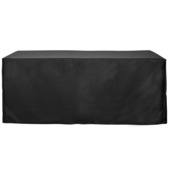 Tuinbank hoes zwart polyester 180 x 95 x 80 cm