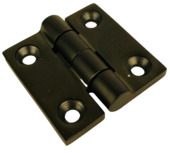 Scharnier 50x50x4mm RVS Zwart