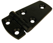 Scharnier 56/20x38x4mm RVS Zwart