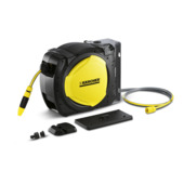 Kärcher HR 3 Slangdrager – 2-in-1: Wandhouder En Mobiele Haspel, Geschikt Voor Slangen Tot 40 M, UV- En Vorstbestendig, Met Ergonomische Slinger