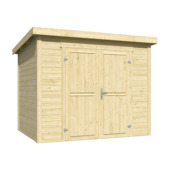 Tuinhuis Mila vurenhout onbehandeld 250 x 200 cm