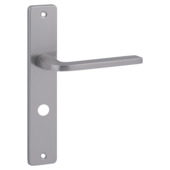 Deurkruks Boekarest WC 63/8mm aluminium RVS look