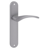 Deurkrukset Tokio blindschild aluminium RVS look