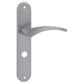 Deurkrukset Tokio WC 63/8mm aluminium RVS look