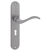 GAMMA deurkrukset Andorra langschild sleutel 56mm RVS look (messing)