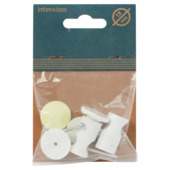 Intensions Practical combisteun wit 13 mm 2 stuks
