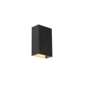 QAZQA wandlamp up down Otan 2-lichts 40W G9 zwart metaal