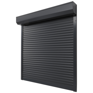 Rolluik zwart (kleurnr. P14B) op maat