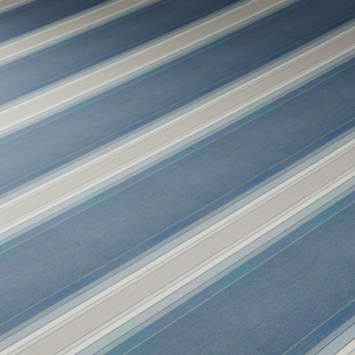 Zonneschermdoek streep blauw (kleurnr. 320553) op maat