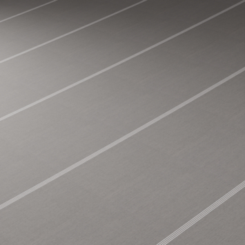 Uitvalscherm streep grijs (kleurnr. D113) op maat