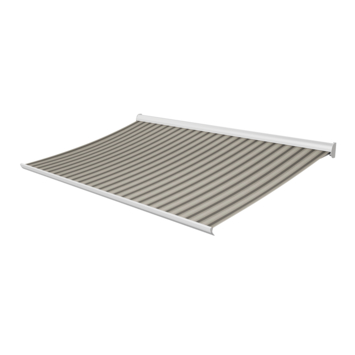 Knikarmscherm Staccato streep grijs (kleurnr. 320974) op maat