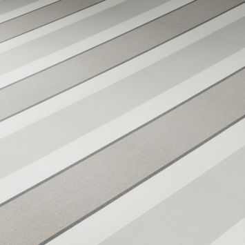 Zonneschermdoek streep grijs (kleurnr. D312) op maat