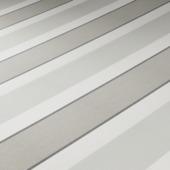 Zonneschermdoek streep grijs (kleurnr. D312) op maat