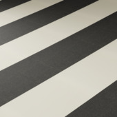 Zonneschermdoek streep zwart/wit (kleurnr. T362) op maat