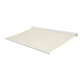 Knikarmscherm Staccato streep bruin/wit (kleurnr. 8921) op maat