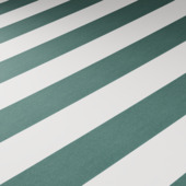 Zonneschermdoek streep groen/wit (kleurnr. 315420) op maat