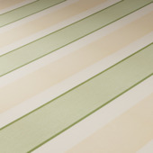 Zonneschermdoek streep groen/crème (kleurnr. 8614) op maat