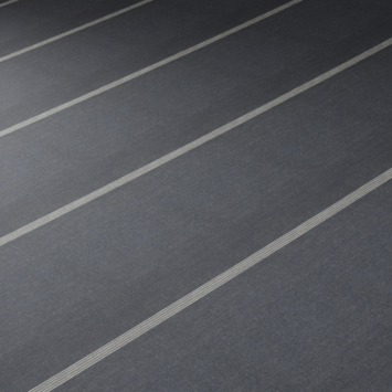 Uitvalscherm streep blauw (kleurnr. T295) op maat