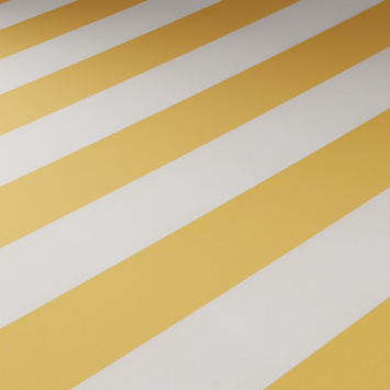 Uitvalscherm streep geel/wit (kleurnr. 315052) op maat
