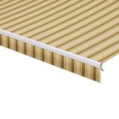 Schulprand (volant) recht streep geel (kleurnr. 320978) op maat