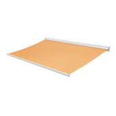 Knikarmscherm Staccato effen oranje (kleurnr. U767) op maat