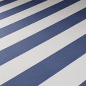 Zonneschermdoek streep blauw/wit (kleurnr. 8556) op maat