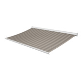 Knikarmscherm Staccato streep zwart/bruin (kleurnr. 338640) op maat