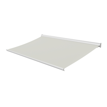 Knikarmscherm Staccato effen grijs (kleurnr. 6088) op maat