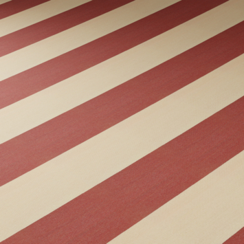 Zonneschermdoek streep rood/crème (kleurnr. 315550) op maat