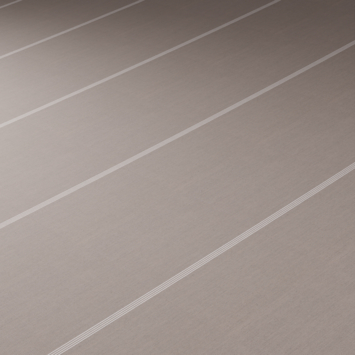 Zonneschermdoek streep bruin (kleurnr. D306) op maat