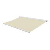 Knikarmscherm Staccato effen bruin (kleurnr. 0681) op maat