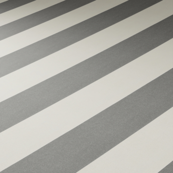 Zonneschermdoek streep grijs/wit (kleurnr. 8922) op maat