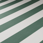 Uitvalscherm streep groen/wit (kleurnr. 8402) op maat