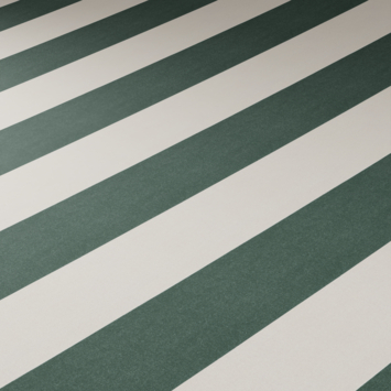 Uitvalscherm streep groen/crème (kleurnr. 8555) op maat
