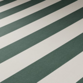 Uitvalscherm streep groen/crème (kleurnr. 8555) op maat