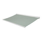 Knikarmscherm Staccato streep groen/crème (kleurnr. 8555) op maat