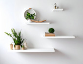 Duraline wandplank wit eiken 23,5 x 23,5 cm