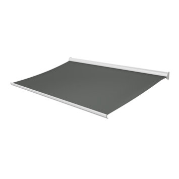 Knikarmscherm Staccato effen grijs (kleurnr. U171) op maat