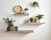 Duraline wandplank XL4 grijs eiken 80x23,5 cm 38 mm