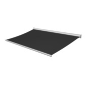 Knikarmscherm Staccato effen donker rood/zwart (kleurnr. U768) op maat